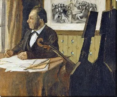 Картина Виолончелист Пилет (1868)