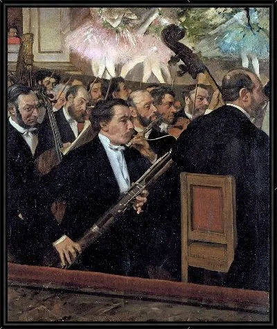 Картина Оркестр в опере ( 1870)