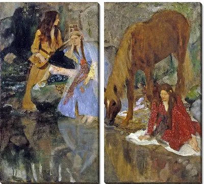 Картина Мадемуазель Фиокр на балете Источник (1867-1868)