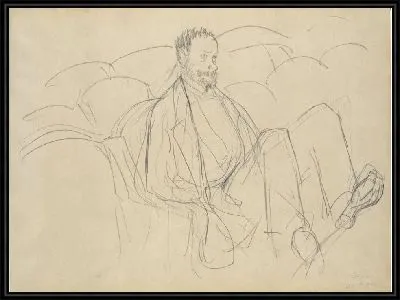 Картина Людовик Лепик в театре (1877)
