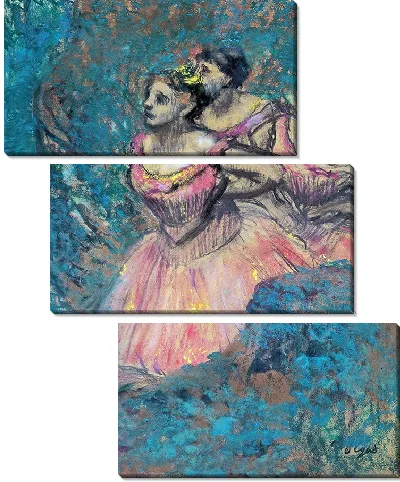 Картина Три танцовщицы в красных платьях (1896)