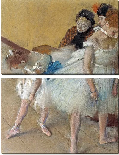 Картина Экзамен по танцам (1880)