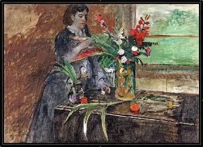 Картина Портрет мадам Рене Дега, уродженной Эстеллы Муссон (1872)