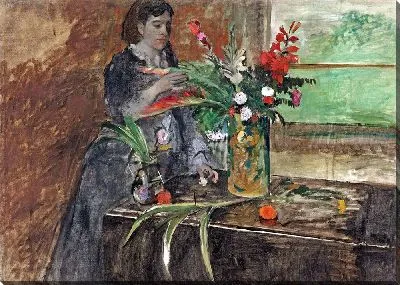 Картина Портрет мадам Рене Дега, уродженной Эстеллы Муссон (1872)