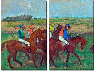 Картина На скачках (1885)