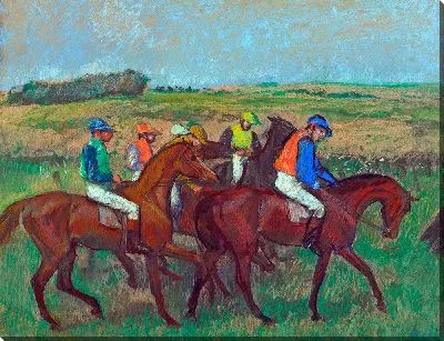 Картина На скачках (1885)