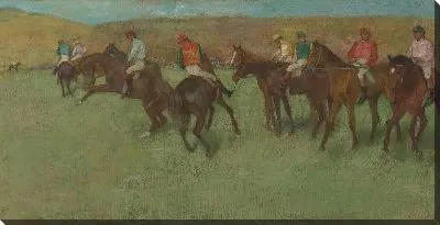 Картина Перед скачками (1875/1885)