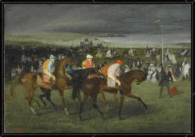 Картина На скачках: старт (1860-1862)