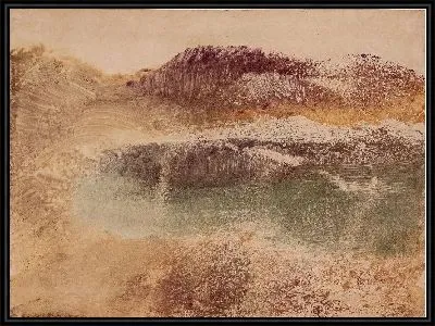 Картина Красноватый пейзаж (1890)