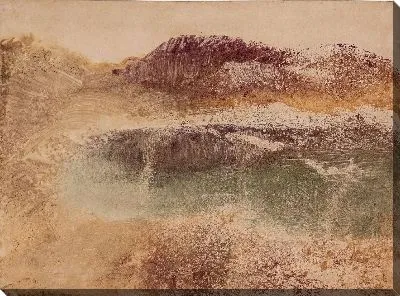 Картина Красноватый пейзаж (1890)