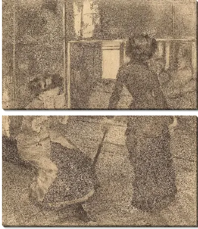 Картина Мари Кассат в Лувре (1879-1880)