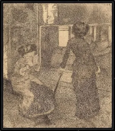 Картина Мари Кассат в Лувре (1879-1880)