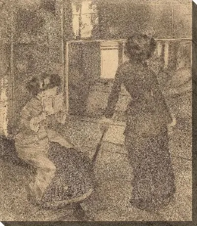 Картина Мари Кассат в Лувре (1879-1880)