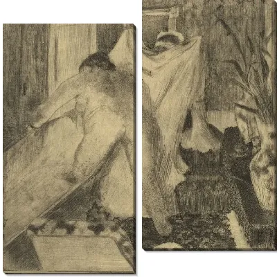 Картина Выходя из ванны (1879/1880)