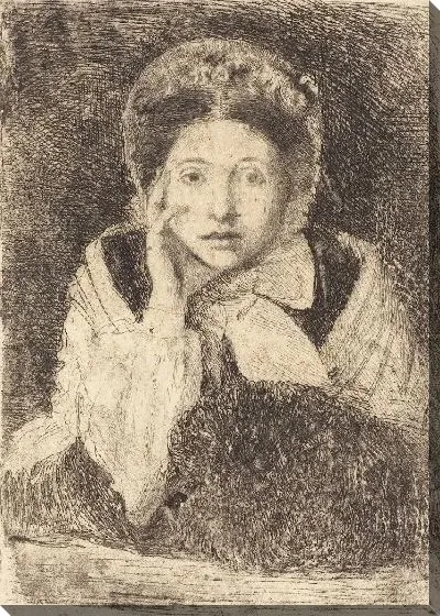 Картина Маргерит Дега, сестра художника