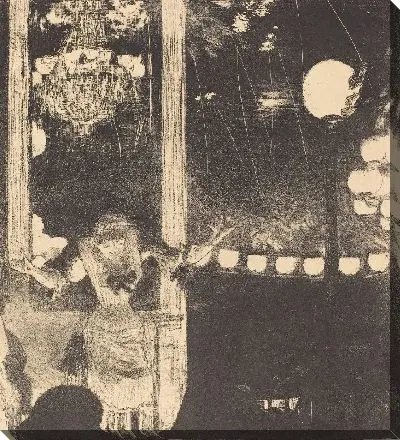 Картина Мадмозель Бакатт в кафе Амбассадор (1877)