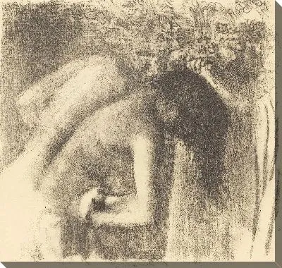 Картина После ванны (1891) №2