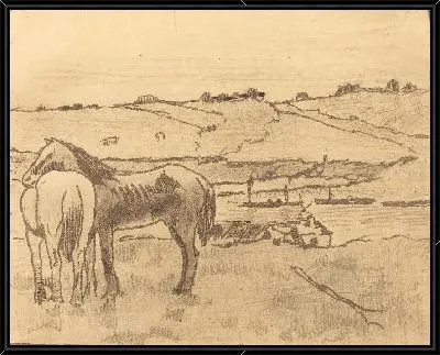 Лошади на лугу (1891/1892)