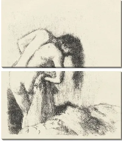 Картина После ванны (1891)