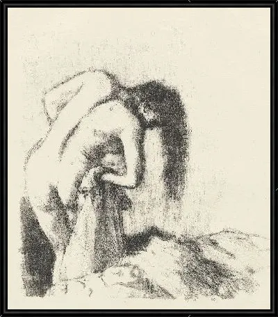 Картина После ванны (1891)