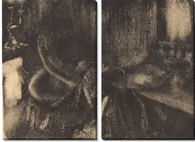 Картина Женщина у камина (1880/1890)