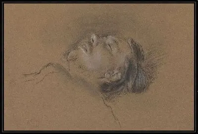 Картина Голова упавшего жокея (1866)