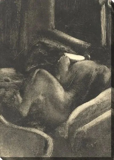 Картина Женщина читает (1885)