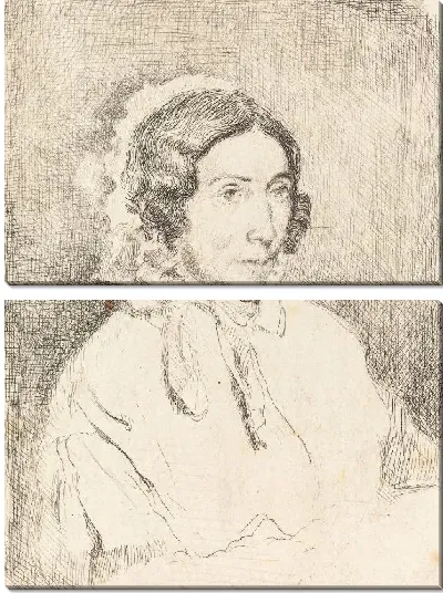 Картина Женщина в чепчике(1857/1860)