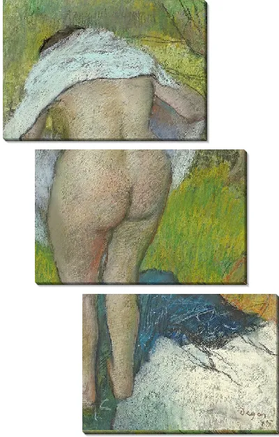 Картина Женщина вытирается (1885)