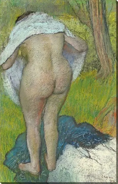 Картина Женщина вытирается (1885)