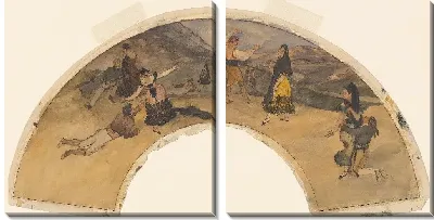 Картина Испанские танцоры и музыканты (1868/1869)