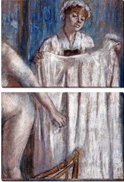 Картина Туалет после ванны (1888/1889)