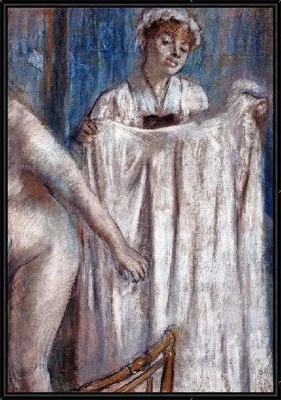 Картина Туалет после ванны (1888/1889)