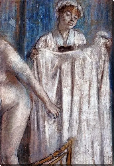 Картина Туалет после ванны (1888/1889)