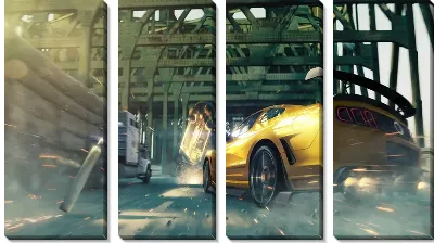 Модульная картина Гонки Need for Speed