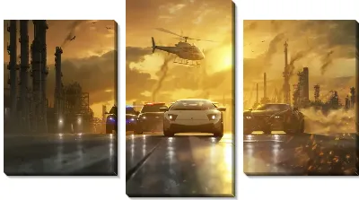 Модульная картина Need for Speed