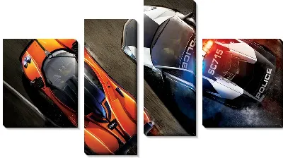 Модульная картина Need for Speed №4