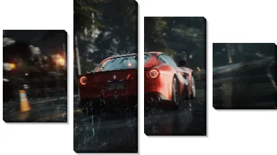 Модульная картина Need for Speed №15