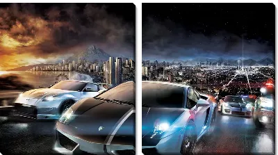 Модульная картина Need for Speed №24