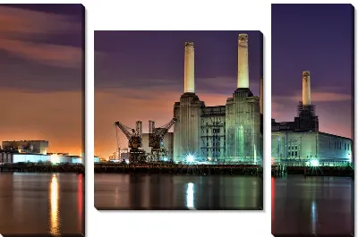 Модульная картина Электростанция