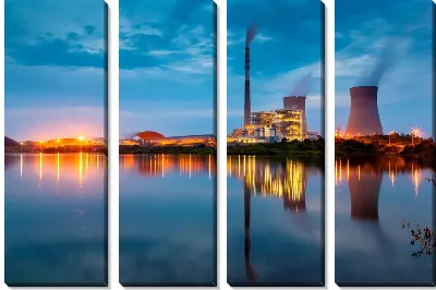 Модульная картина Теплостанция №3