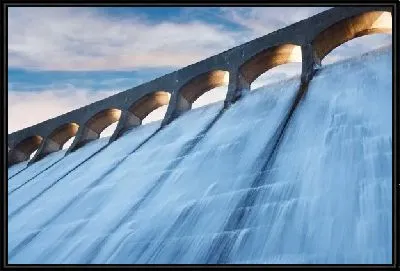 Картина Гидро-электростанция