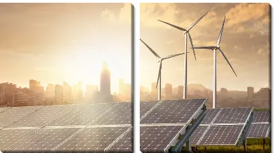 Ветряки и солнечные панели