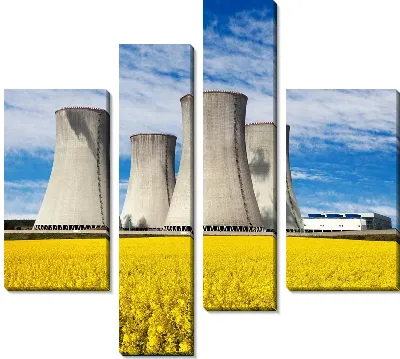 Модульная картина Теплостанция №6