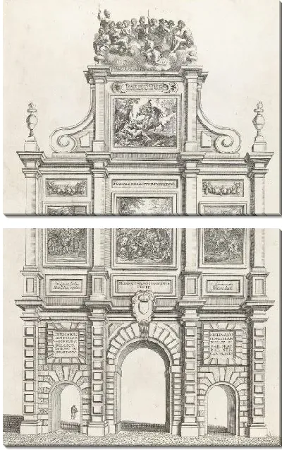 Картина Задние Триумфальные ворота (1635-1636)