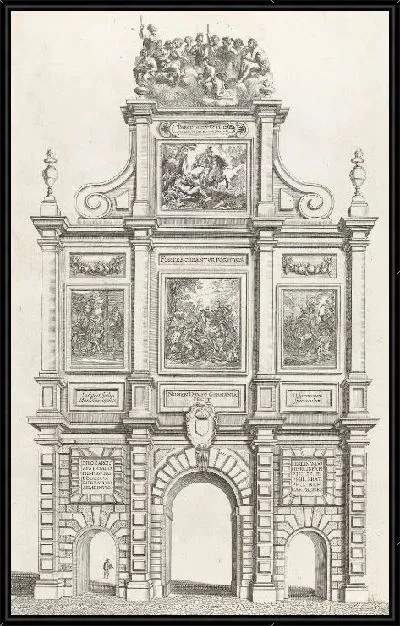 Картина Задние Триумфальные ворота (1635-1636)
