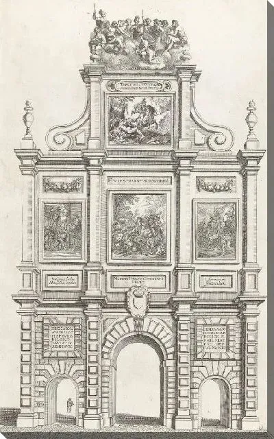 Картина Задние Триумфальные ворота (1635-1636)
