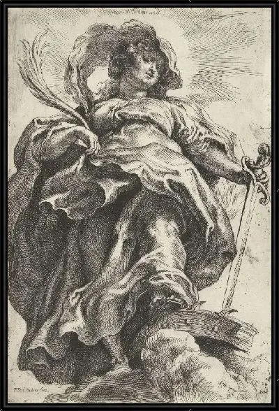 Картина Святая Екатерина Александрийская (1590-1640)