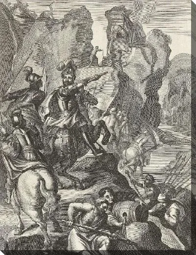 Картина Ганнибал пересекает Альпы (1635-1636)