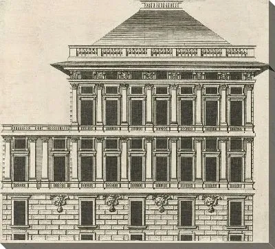 Картина Дворец Акведотто де Феррари Галлиера (1622)